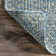 Zarine Handmade Braided Aqua Indoor/Outdoor Area Rug