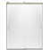 Levity 59.62" W x 82" H Double Sliding Shower Door with Blade Handles with CleanCoat® Technology
