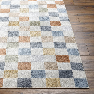 Jules Checkered Area Rug