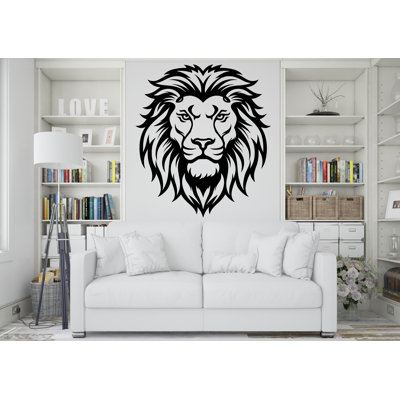 Lion Head Wall Decal
