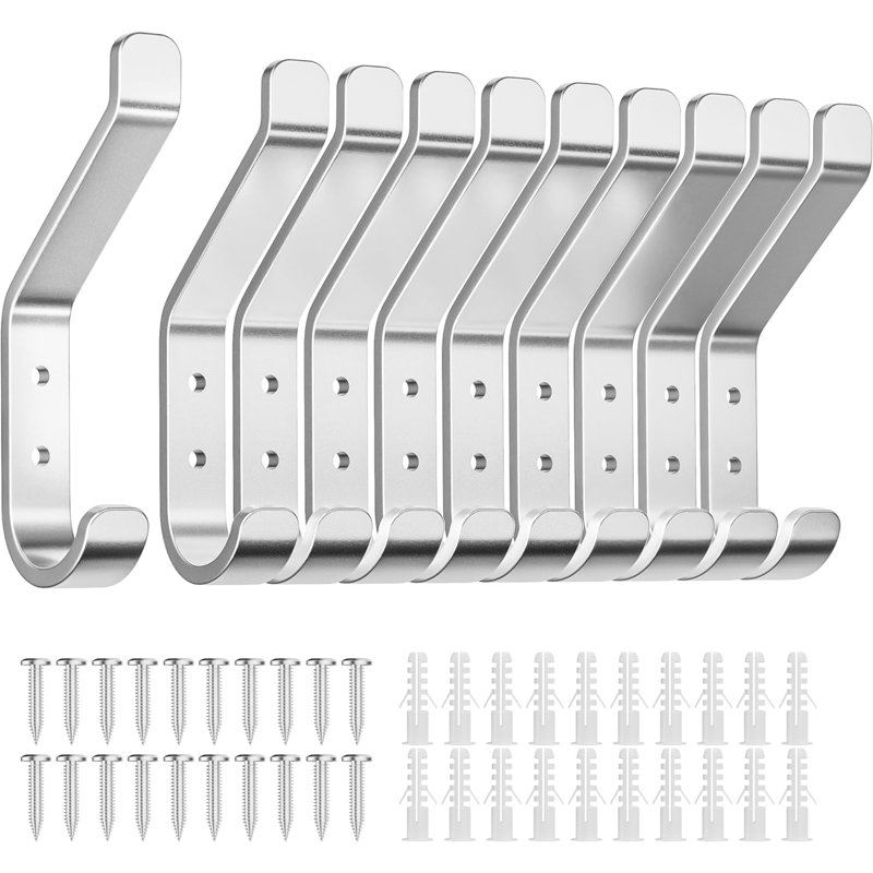 Lorentzen Metal Wall Wall Hook, Silver