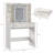 31" Makeup Vanity Desk With Adjustable Lights