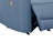 Brix Power Recliner Chair With Adjustable Massage Function, Recliner Chair With In Light Blue Finish