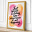 Time Will Tell Typography - Wrapped Canvas-62836342-62836348