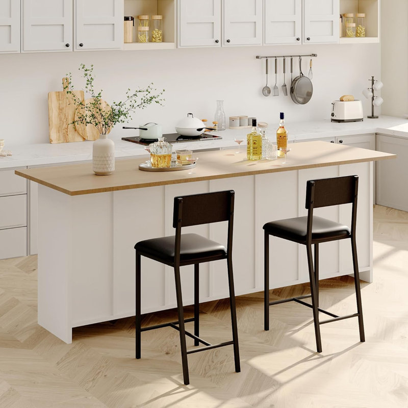 Counter Stool with Metal Frame, 2