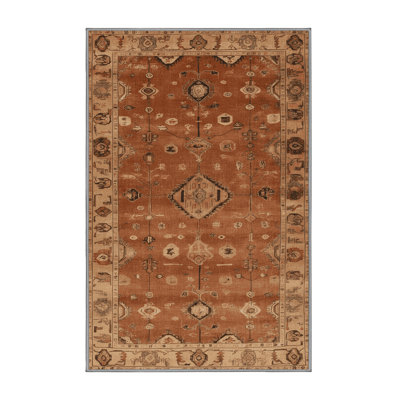 Tapis brun lavable à la machine