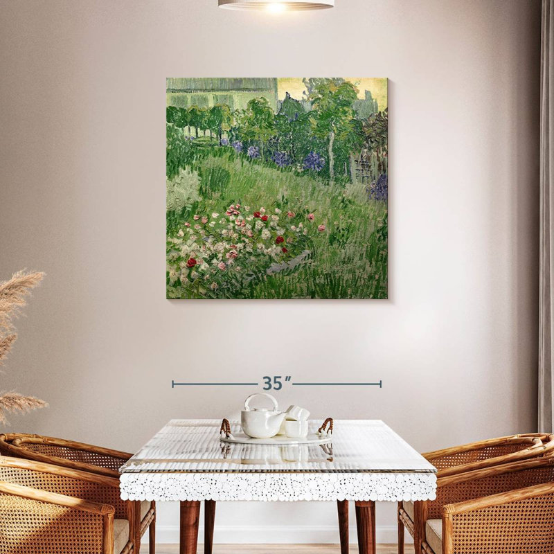 Jardin d'Alvord Daubigny, H 36 po x l 36 po