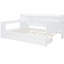 Canapé-lit en bois avec 3 tiroirs, ports USB et bureau-121110499-121110501