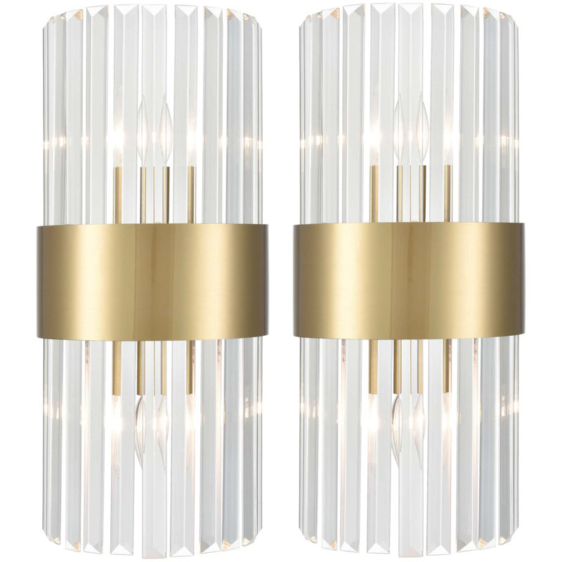 Rayhanah Flush Mounted Sconce, Gold
