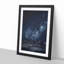 Stars Above the Mountains Abstract Art - Picture Frame Graphic Art Print-55730500-55730502