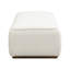 Confortable repose-pieds beige granuleux de 52 pouces au look distinctif du tissu texturé, polyvalent comme siège ou siège relaxant, confortable et solide pour la décoration intérieure en pouces, design, fonction, siège, construction