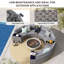 Ensemble de conversation pour 6 personnes avec coussins-800720694