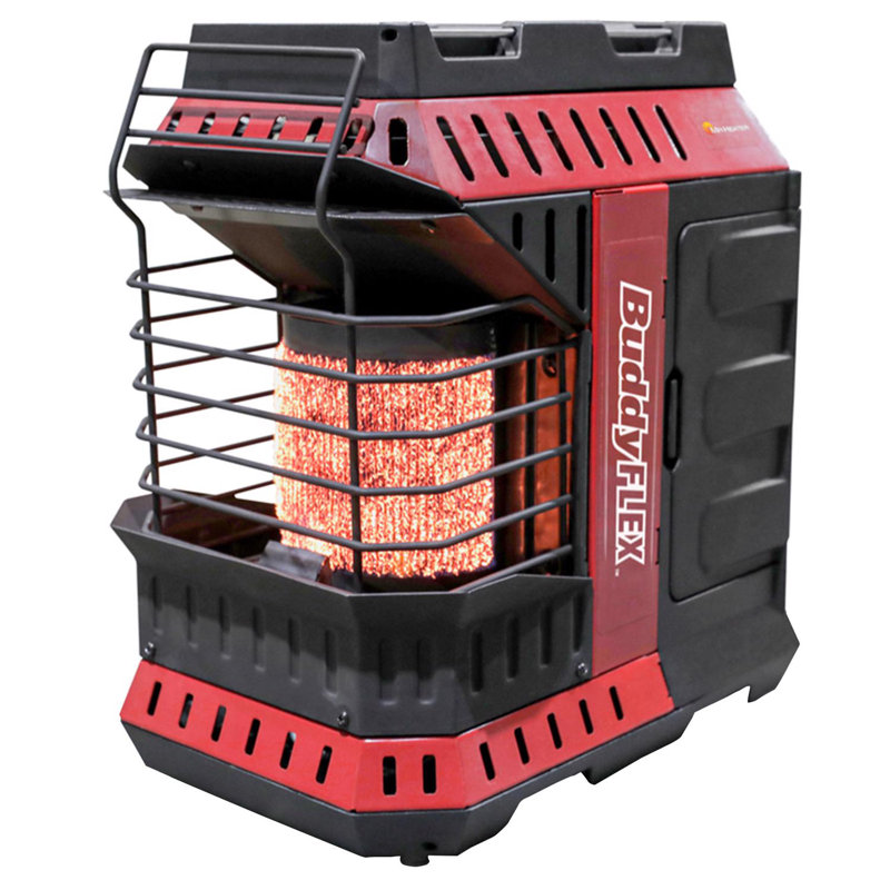 Mr. Heater Red and Black Portable Propane Heater with Safety Features
