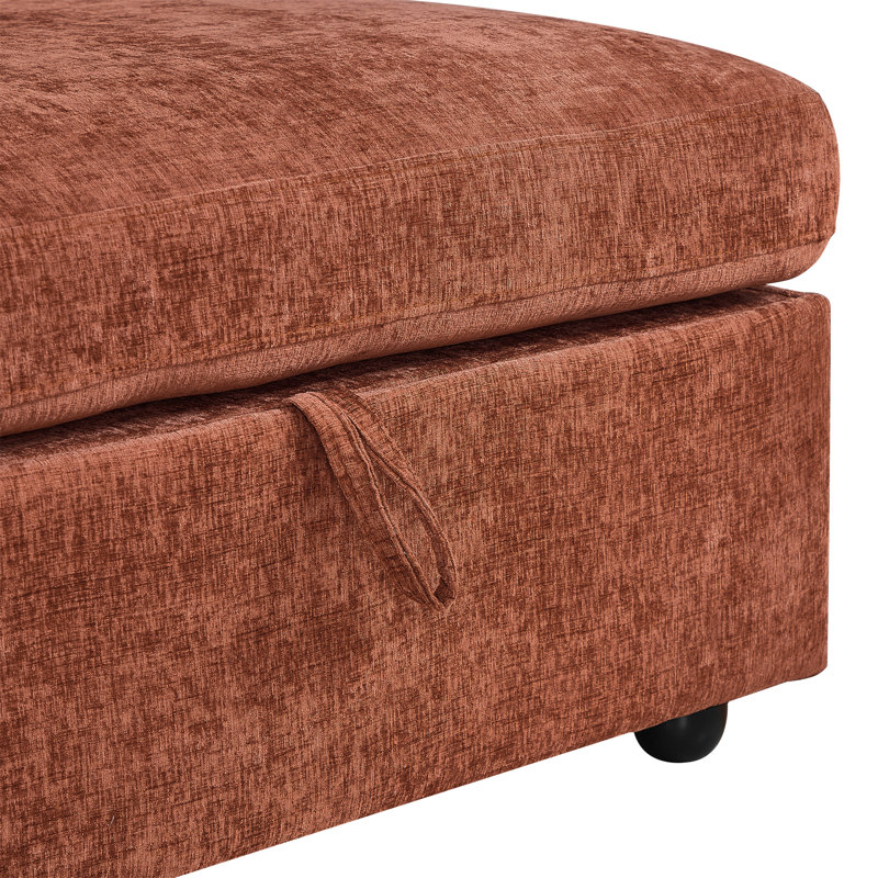 Sofa, Brown Chenille