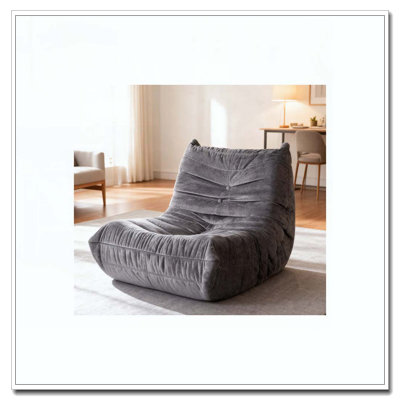 Fauteuil d'appoint rembourré en velours côtelé Corduroy