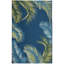 Tapis intérieur / extérieur bleu marine / vert Shira-2018059847