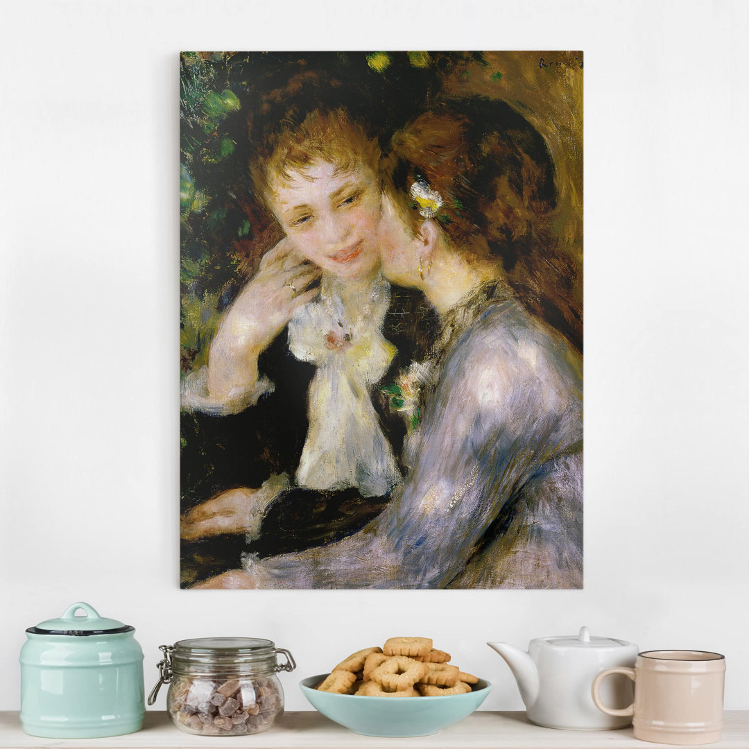 Leinwandbild Confessions von Pierre-Auguste Renoir