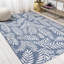 Tapis bleu marine / ivoire Mechling Nevis-388174053