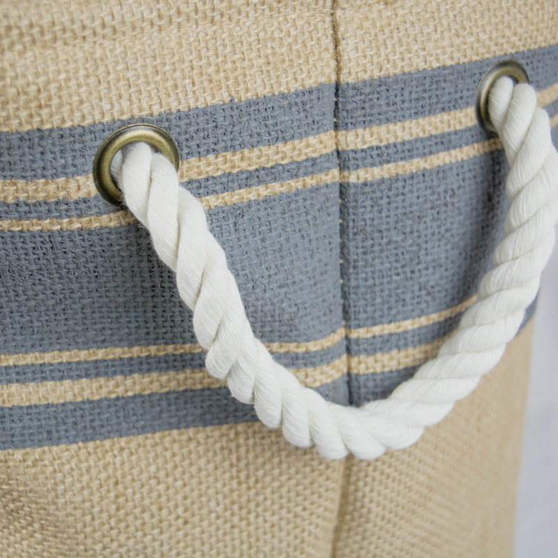 Bac en tissu Alanis, Gris, H 15 po x l 16 po x P 16 po