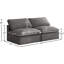 Causeuse modulaire en velours Atis-1622273967