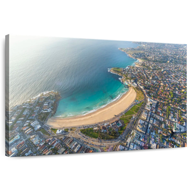Nicci Bondi Beach Aerial View, 26" H x 39" W