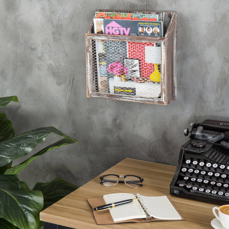 Porte-revues mural Rustic