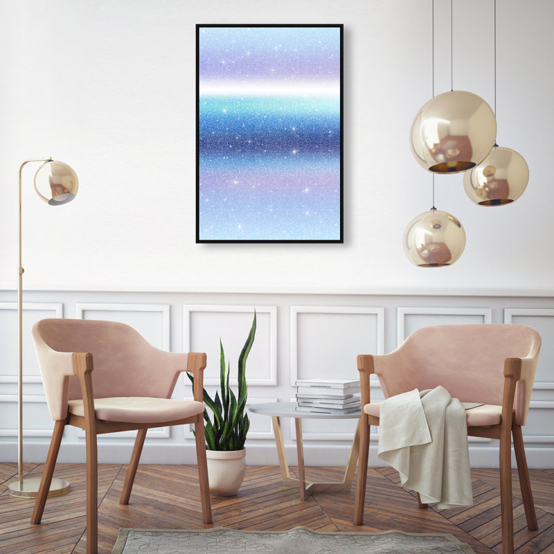 Moonlit Gradient Print by Oliver Gal, 16"H x 11"W, Black Floater Frame