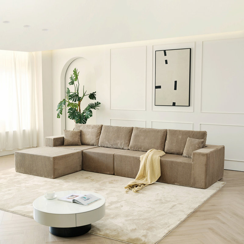 Canapé modulaire Boneless, Gris