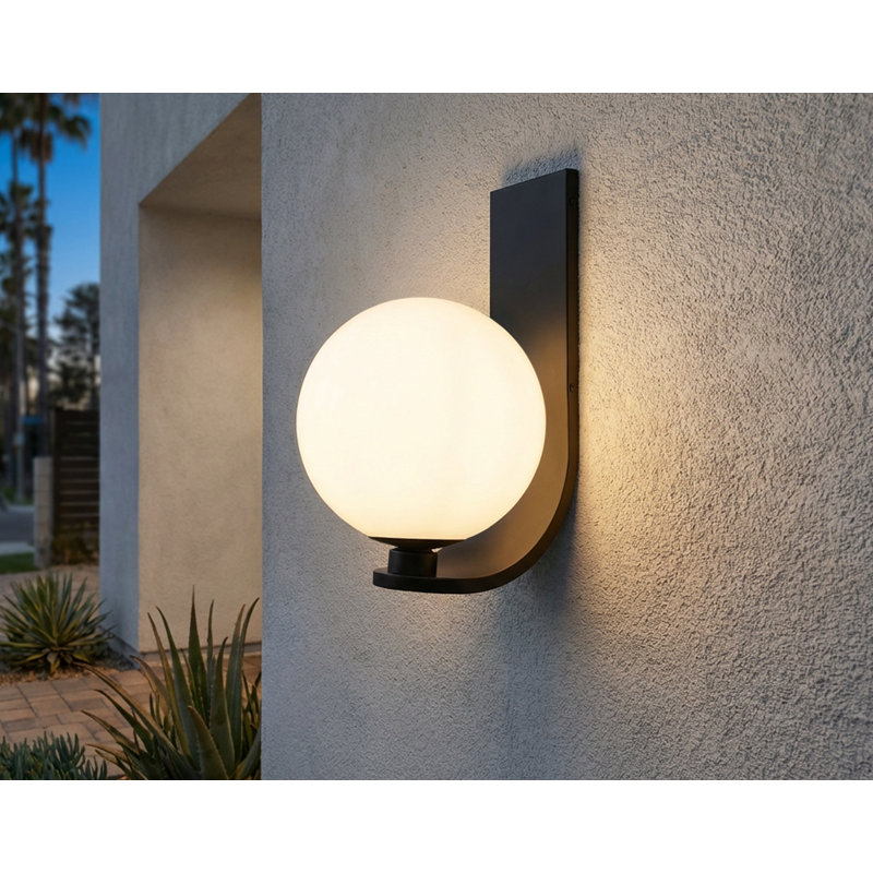 Applique murale en acier Violante, H 17,5 po x l 10 po x P 11,25 po