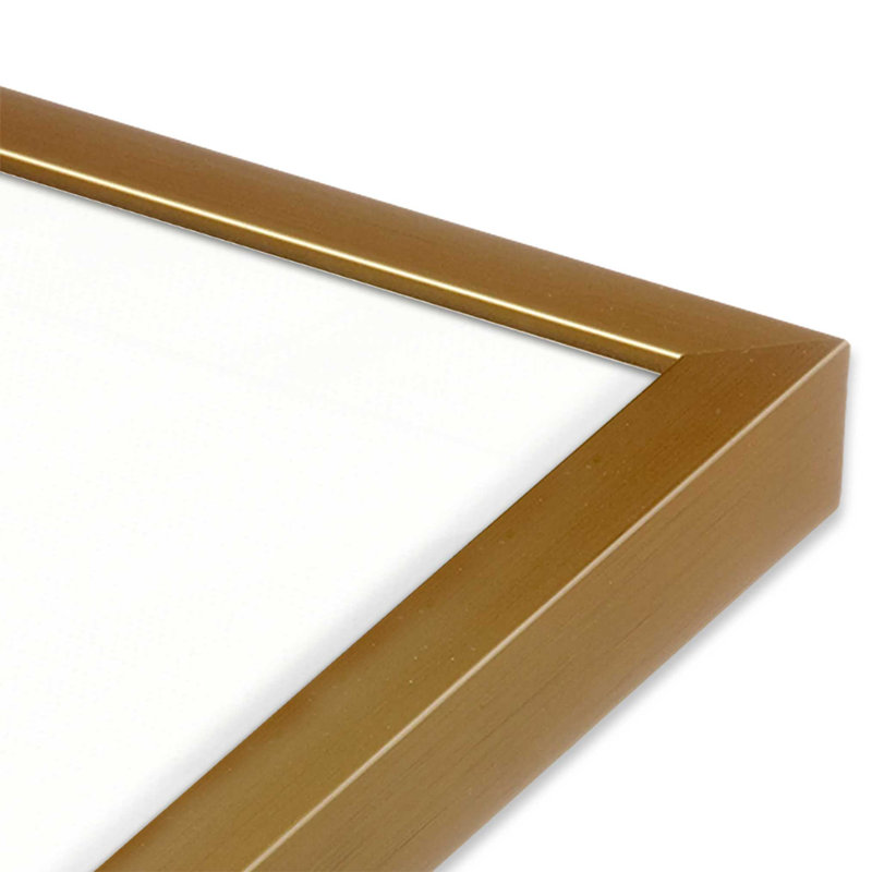 Rings of Time Duo II Set of 2 Canvas Prints in a Polished Gold Frame, 12" x 12", Polished Gold Framed, 13.5" H x 27" W