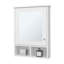 Armoire murale blanche pour salle de bain - avec miroir et rangement adéquat-630686105