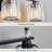 Modern Crystal Bathroom Vanity Light Fixture With 5-Light Design, And Clear K9 Crystal Shades For Over Mirror Installation-849811047