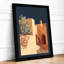 Terracotta Architecture Minimalist - Framed Print-1539516665-1539516666