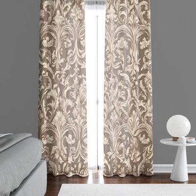 Semi Sheer Curtain Pair