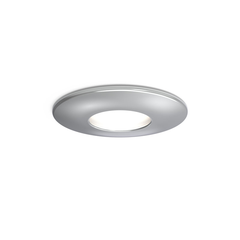 Fire-Rated Indoor Downlight (Chrome) GU10 LED Spotlight with IP65 Rating