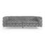 Ghaleb 237Cm Velvet Square Arms Sofa-631652536-631652528