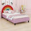 Lit plateforme tapissier Rainbow Design