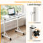 Bureau mobile à hauteur réglable de 31,5 po avec roulettes verrouillables et verrou à verrou, poste de travail portatif pour tapis de marche et bureau personnel actif-1322049423