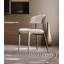 Italian Minimalist Ultra Fine Leather Backrest Dining Chair