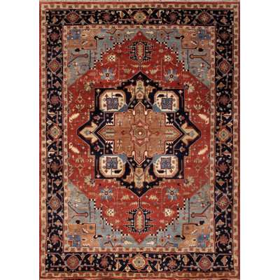 Serapi Hand Knotted Wool Oriental Area Rug