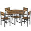 Ensemble de table de salle à manger 5 pièces 39,4 "pour 4 tables de cuisine et chaises-1768312931