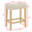 59" Multi-Purpose Bar Table Set with 3 Stools and Built-in Power Outlet, Solid Wood Sofa Table for Kitchen, Living Room, Dining Area-1279612493-1279612497