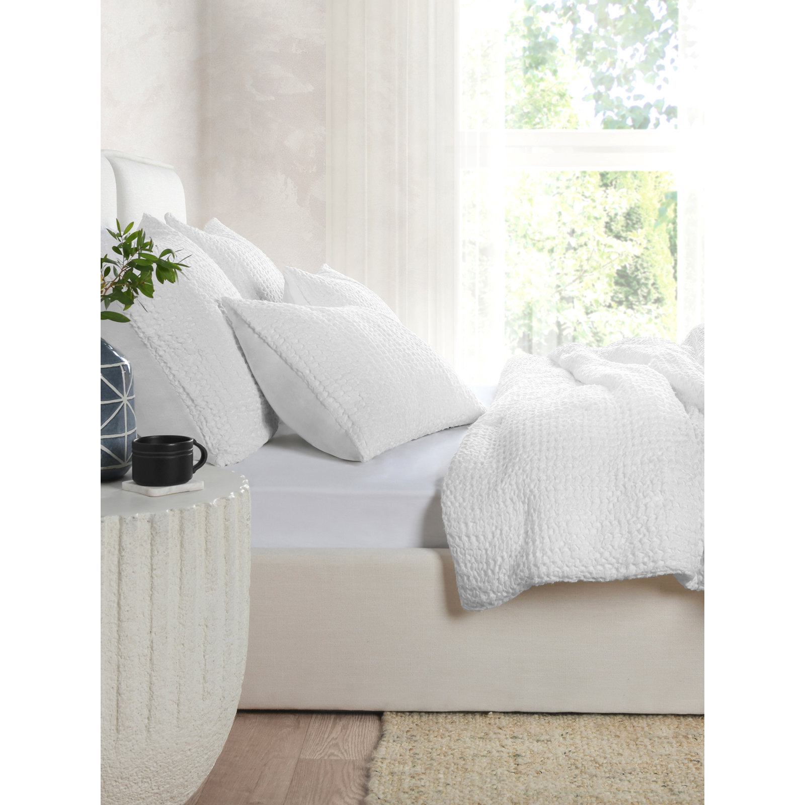 Quilt Set, King Quilt, White