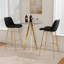 Ensemble de salle à manger 3 pièces avec tabouret de bar et tabouret de bar en velours (ensemble de 3)-270729097-299652497
