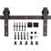 Paneled Wood K Series Double Barn Door with Installation Hardware Kit