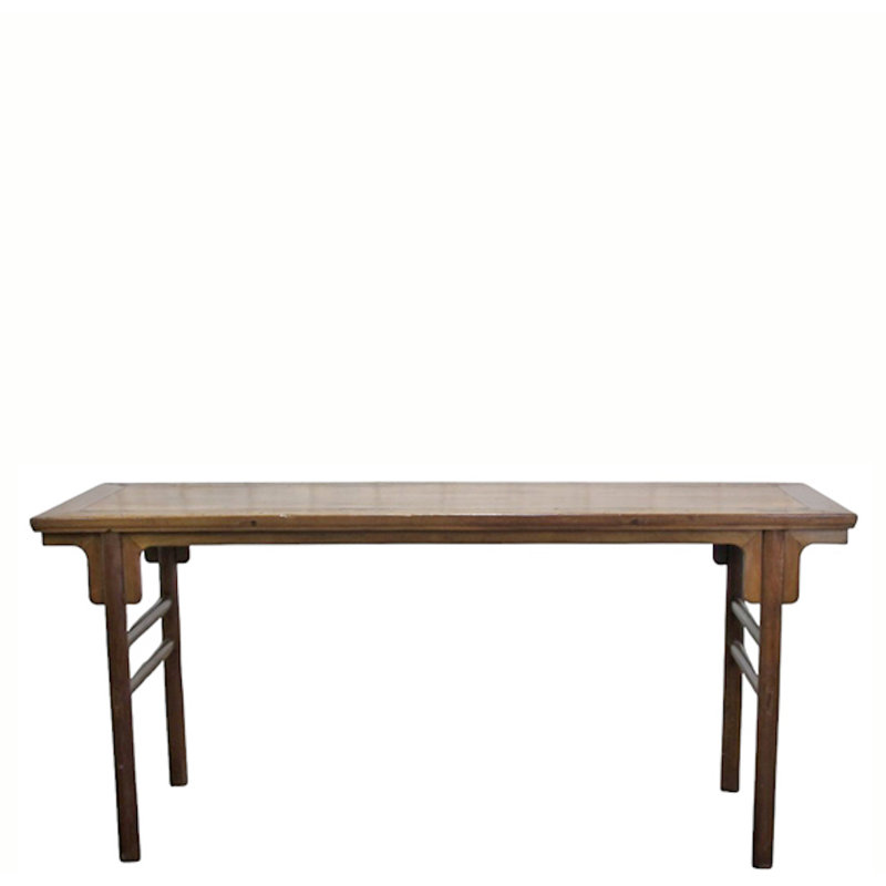 Table de peinture chinoise antique de 75 po de long