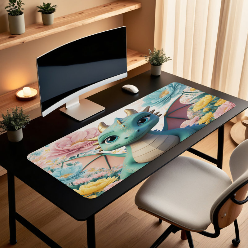 Polyester Desk Pad, 31.5x15.5