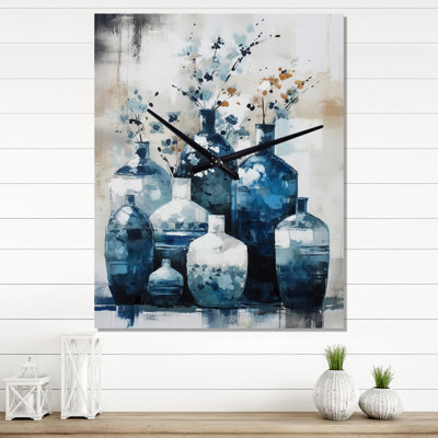 Isain - Boho Pottery Modern Wall Clock