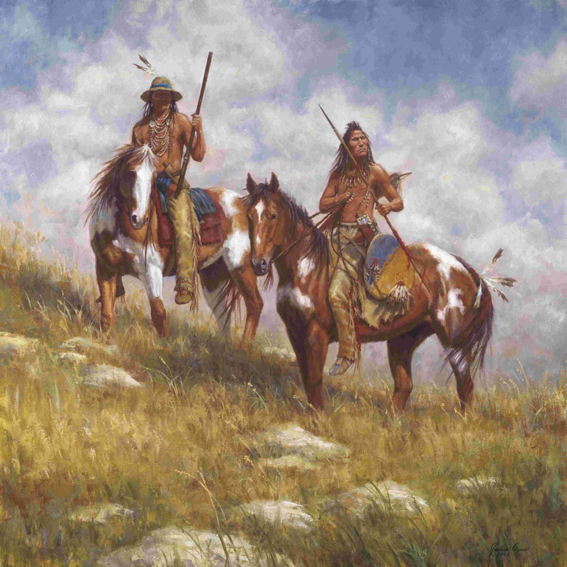 Keepers Of The Prairie, H 36 po x l 36 po
