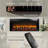 44 Inch Recessed Electric Fireplace, Remote Controlled, Flame Effect, 1400W Heat, 5000 /H, Overheat Protection, Fuse Fireplace 44", Wall Recessed, Remote, Sensitive Touch Button, Approved